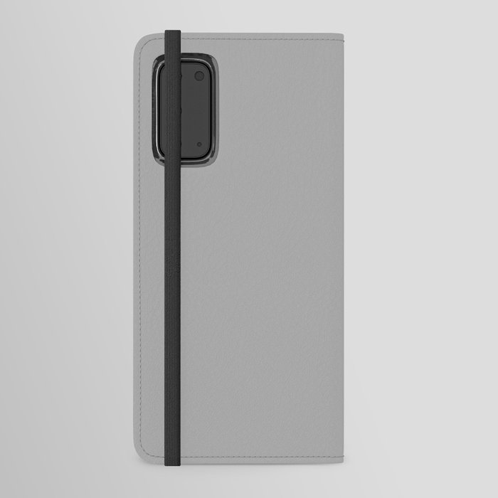 Solid Color Gray Simplicity Android Wallet Case