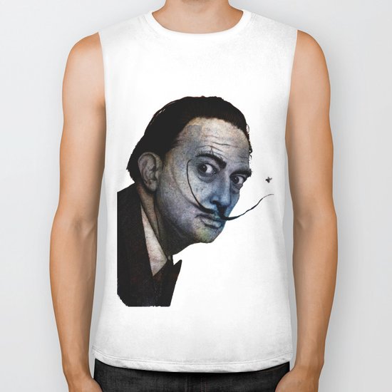 Salvador Dalí. (colored version) Biker Tank