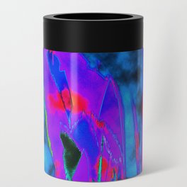 Electric Blue Night Glow Can Cooler
