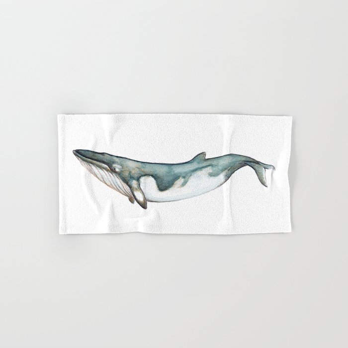 Mink Whale Hand & Bath Towel