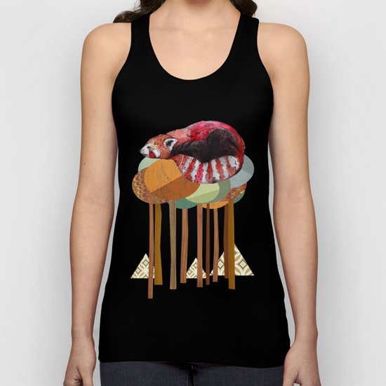 Red Panda Unisex Tank Top