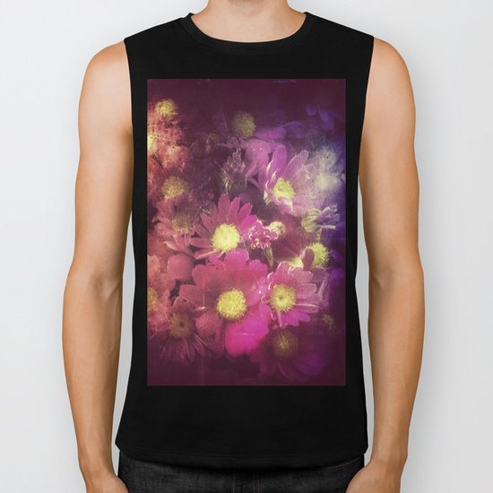 Flowers for someone Biker Tank