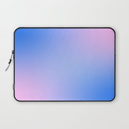 Minimal pastel blue - purple pink gradient Laptop Sleeve