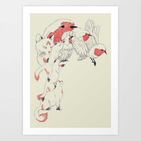 Non Wind-Up Robin Art Print