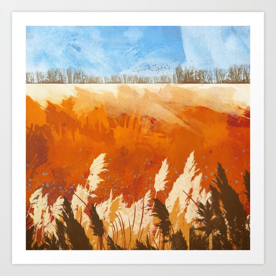 Golden Afternoon Art Print