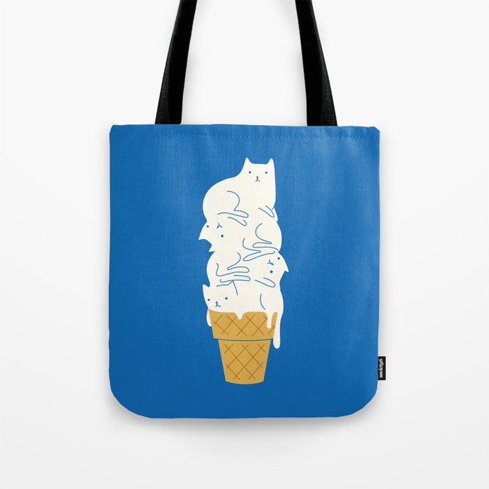 Cats Ice Cream Tote Bag