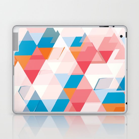 Crumbling triangles Laptop & iPad Skin