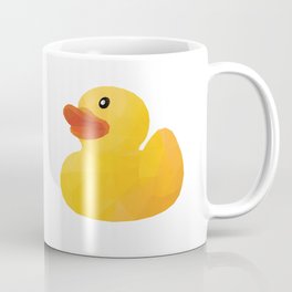 Rubber Duck polygon art Coffee Mug