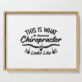 This Is What An Awesome Chiropractor Chiro Spine Serving Tray