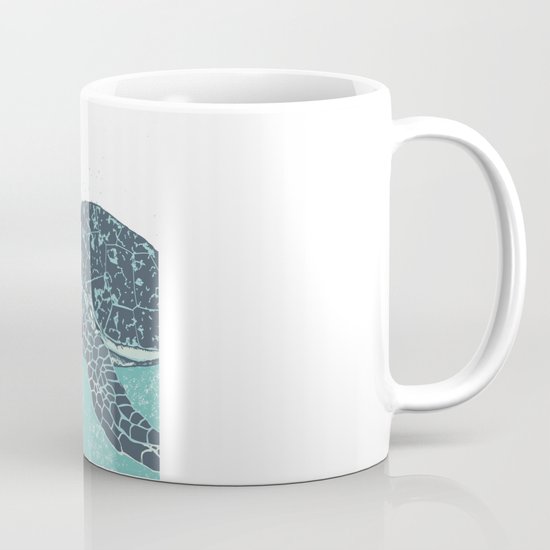 Sea Foam Sea Turtle Mug