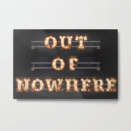 Out of Nowhere Metal Print | Nowhere, Eternety, Graphicdesign, Brain, Curated, Out, Solo, Think, Univers, Star 