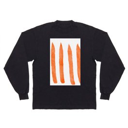 Watercolor Vertical Lines With White 58 Long Sleeve T-shirt