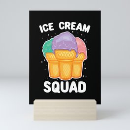 Ice Cream Squad Mini Art Print