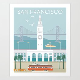 San Francisco: Ferry Building Art Print