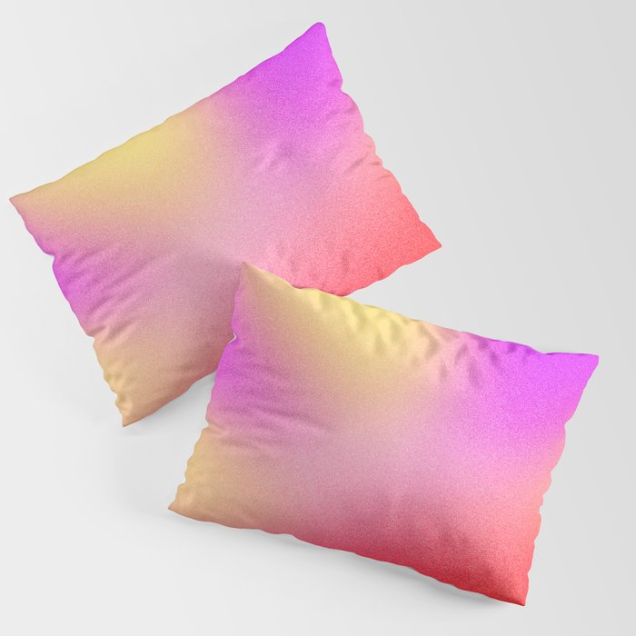 AURA | Convergence | Passionate Positive Energy | Vibrant Gradient Mesh Art Pillow Sham