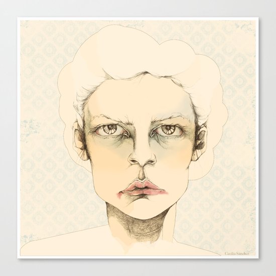 "portrait of anybody" Canvas Print