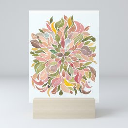 Warm Leaves Mini Art Print