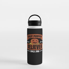 Great Pumpkin Believer 1966 Haddonfield Illinois Halloween Water Bottle