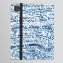 Mineral Texture - Blue iPad Folio Case
