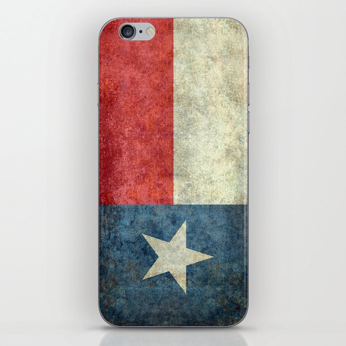 Texas state flag, banner version iPhone Skin