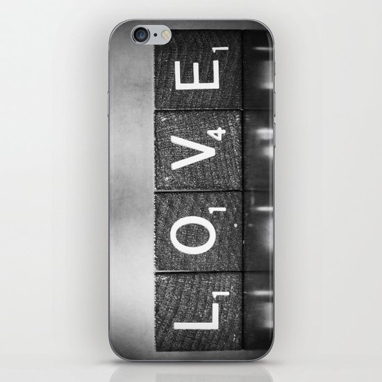 Love is a Beautiful Word - a fine art photograph iPhone & iPod Skin