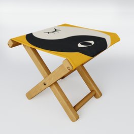 yin yang karma vibes Folding Stool