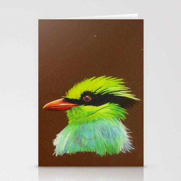 Green Magpie Stationery Cards