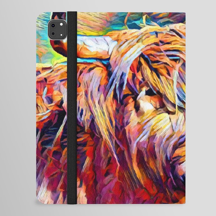 Highland Cow 6 iPad Folio Case