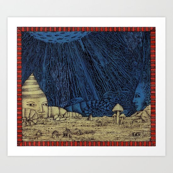 Moon in Mind Art Print