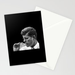 JFK John F Kennedy Cigar Smoking Smoker Stationery Cards