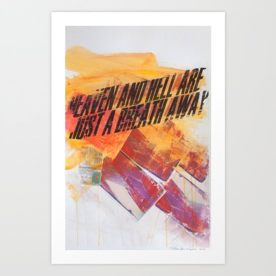 HEAVEN & HELL Art Print