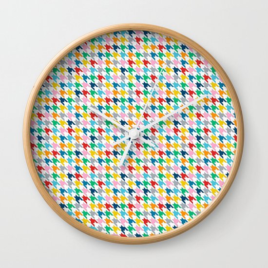 Puppytooth #2 Wall Clock