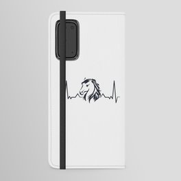 Horseback Riding Heartbeat Android Wallet Case