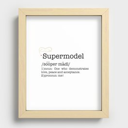Supermodel Recessed Framed Print