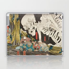 Takiyasha the Witch and the Skeleton Spectre, Utagawa Kuniyoshi, 1844 Laptop Skin