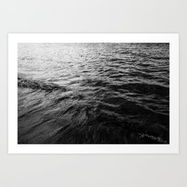Ocean Wave | Black And White | Ocean | Sea | Beach | Landscape Photography | Waves Art Print