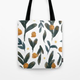 Floral Brushstrokes Tote Bag