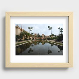 Balboa Park Reflecting Pool Recessed Framed Print