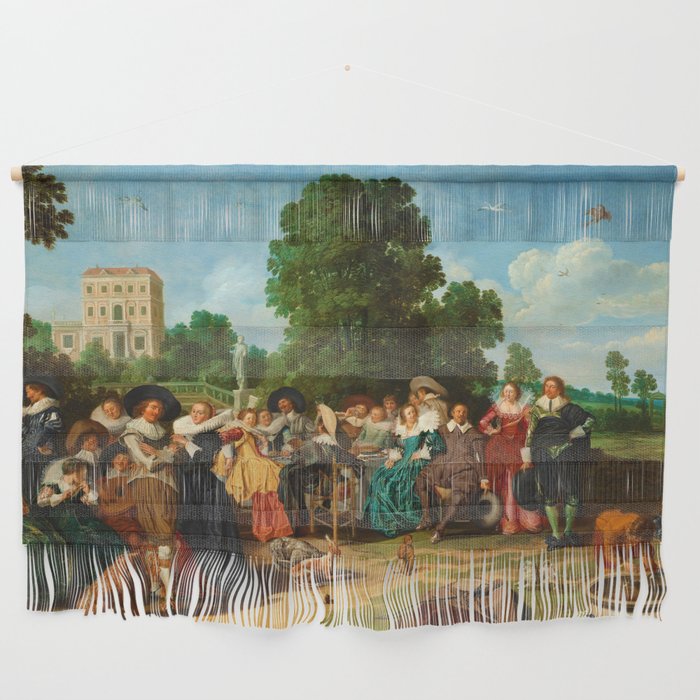The Fête Champetre by Dirck Hals (1627) Wall Hanging