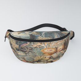 James M. Sommerville, Christian Schussele. Ocean Life. c. 1859. High Quality Reproduction On Public domain. Fanny Pack