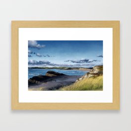 Newborough Beach, Anglesey, North Wales Framed Art Print