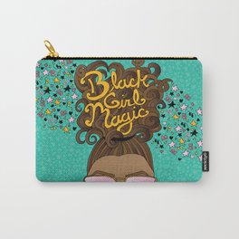 Black Girl Magic Teal Carry-All Pouch