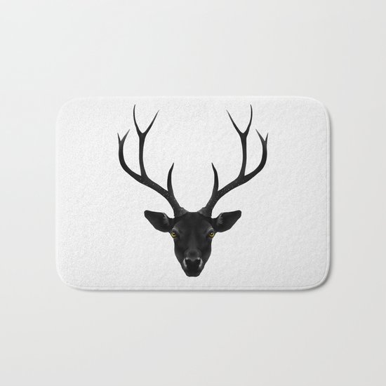 The Black Deer Bath Mat