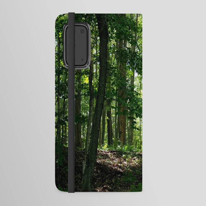 Pine tree woods Android Wallet Case