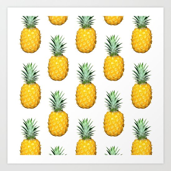 Big Pineapples Art Print