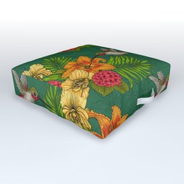 Tropical bouquet Outdoor Floor Cushion