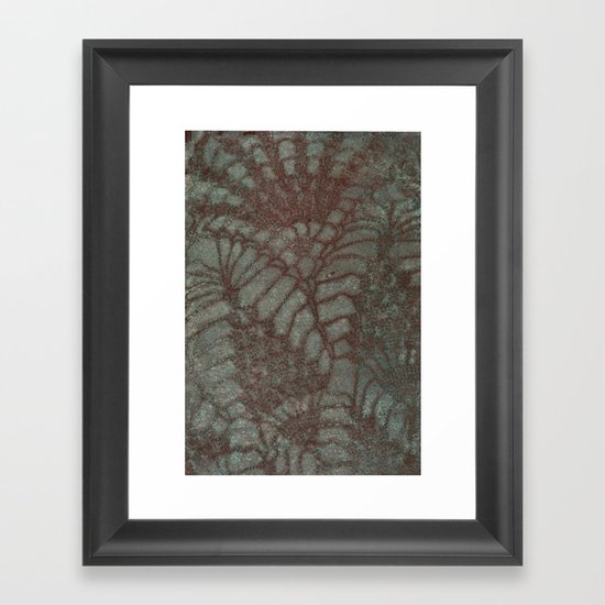 lace Framed Art Print