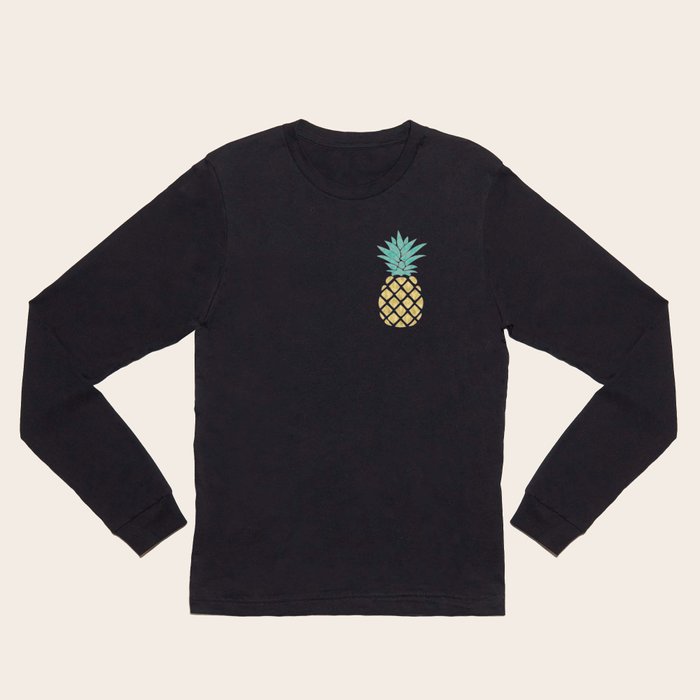 White shirt with gold pineapples deals