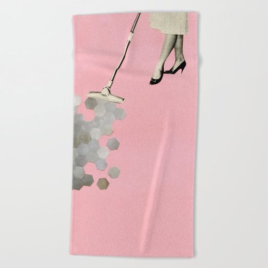 Picking Up the Pieces Beach Towel