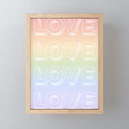 LOVE 4 EVER Framed Mini Art Print